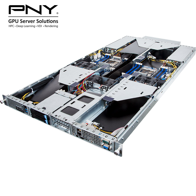 1u Pny Rack Dense Gpu Compute Server Up To 4 X Nvidia Tesla Gpu Server Store